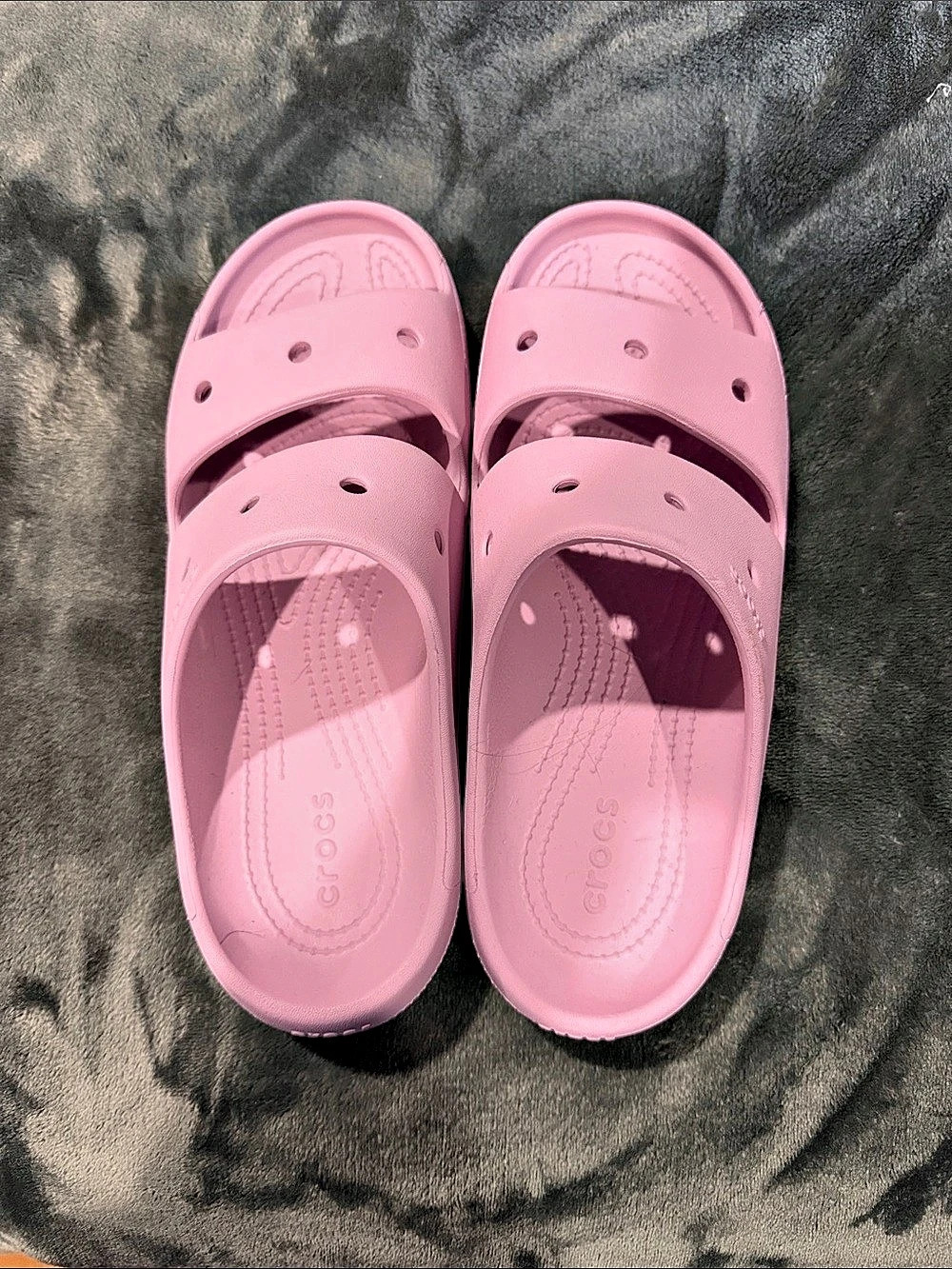 Crocs Classic Two-Strap Sandal Pink US 7